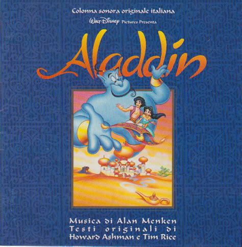 Alan Menken, Howard Ashman E Tim Rice - Aladdin (Colonna Sonora Originale Italiana) (1993, CD ...