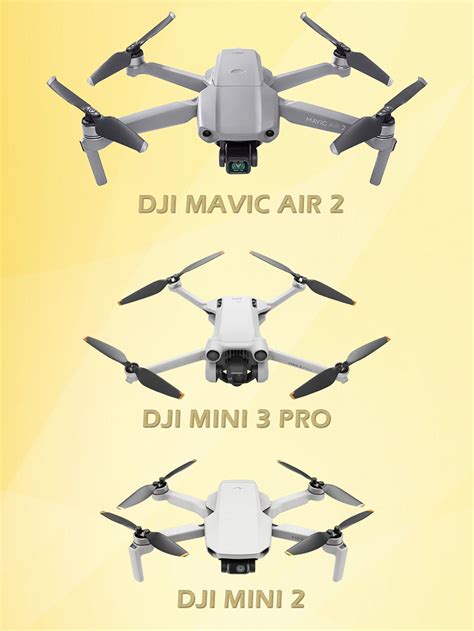 مقایسه DJI MINI 3 PRO و MINI 2 و MAVIC AIR 2