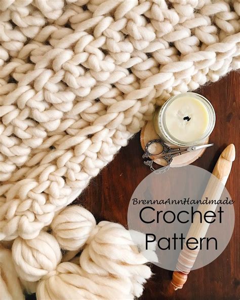 FREE CROCHET PATTERN - The Super Chunky Ribbed Tassel Blanket by ...