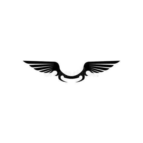 Falcon Wings Logo Template Vector Icon Logo Design App Stock Illustration - Illustration of ...