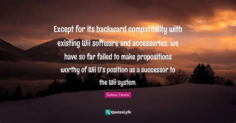 Except for its backward compatibility with existing Wii software and a ...