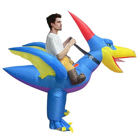 Pterodactyl Dinosaur Ride-In Inflatable Adult Costume | Oriental Trading