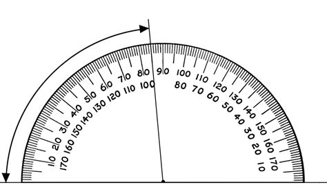 Protractor, 85 Degrees | ClipArt ETC