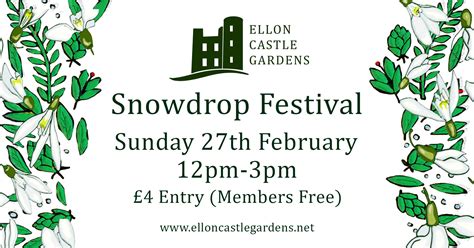 Snowdrop Festival – Ellon Castle Gardens