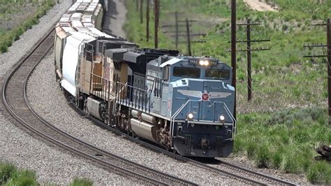 Union Pacific 1982 Missouri Pacific Heritage near Emory, UT - YouTube