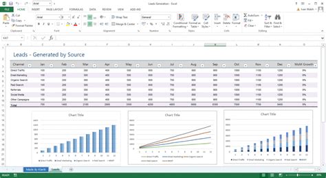 Lead Generation Template Excel