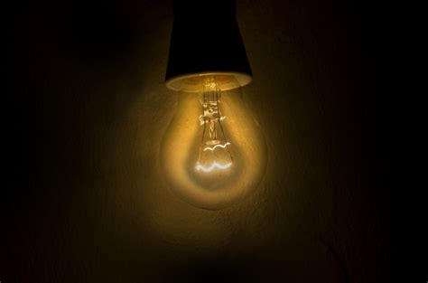 Free Images : incandescent light bulb, light bulb, light fixture, lighting accessory, darkness ...