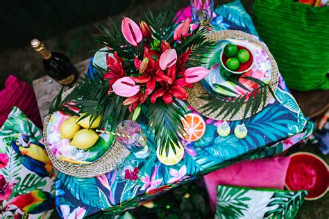 Royalty-Free photo: Exotic Garden Party Decorations | PickPik