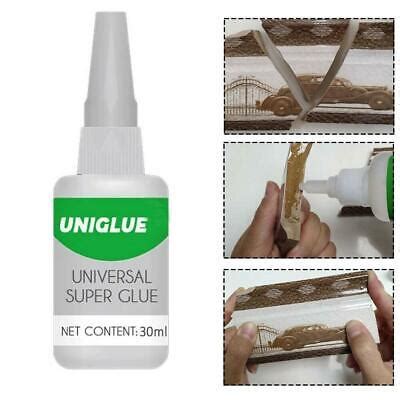 Uniglue Universal Super Glue Strong plastic glue~30ML 1 pcs | eBay