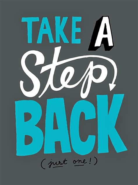 Making Change: When a Step Back is the Way Forward