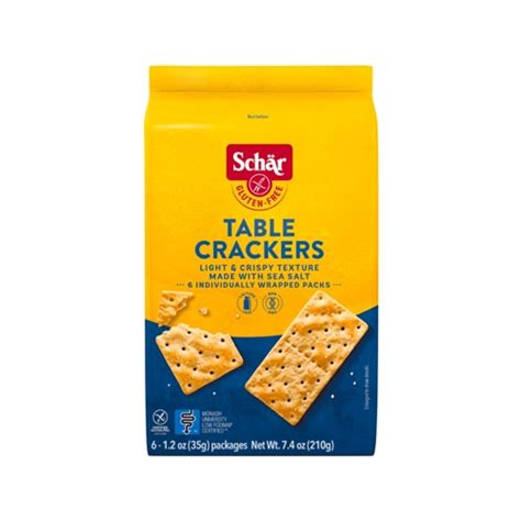 Schar Gluten Free Table Crackers -- 7.4 oz - Vitacost