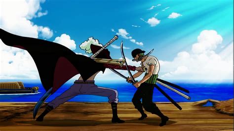 Dracule Mihawk Vs Zoro by Funtaa on DeviantArt