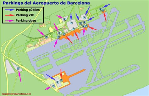 Map of Barcelona airport, location, directions, terminals, etc.