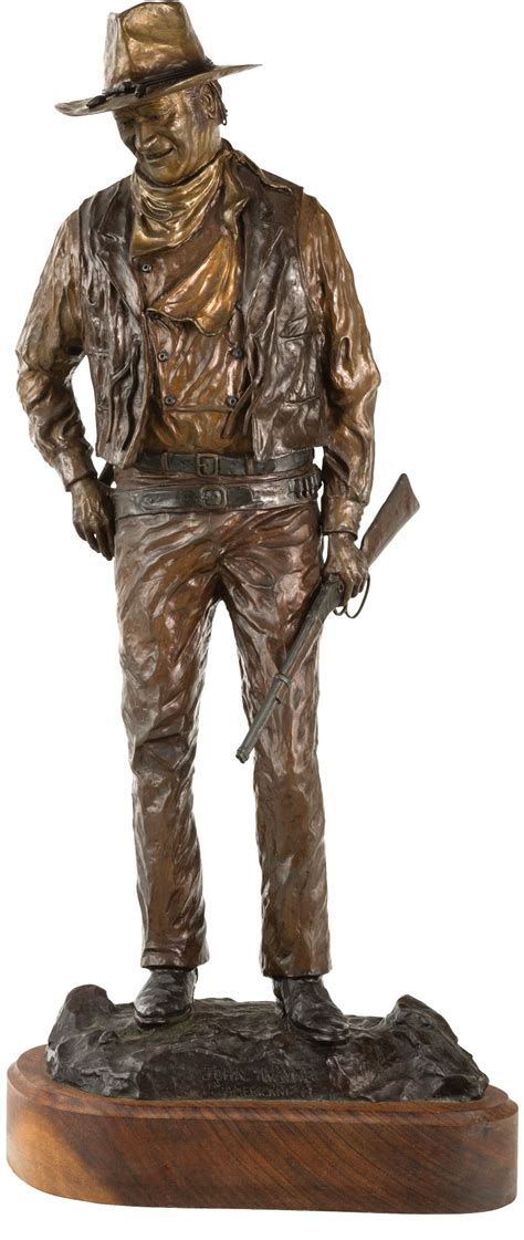 Bronze John Wayne Statue by Sculptor David Manuel