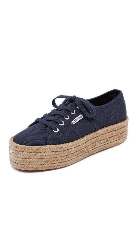 Superga 2790 Platform Espadrille Sneakers - Navy | Shop Your Way: Online Shopping & Earn Points ...