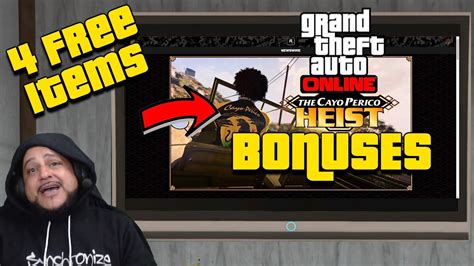 CAYO PERICO HEIST BONUSES Plus The Heist Challenge Rewards | GTA Online NEW DLC | 2FIC - YouTube