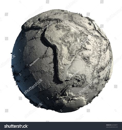 Dead Planet Earth Without Water Global 스톡 일러스트 62530471 | Shutterstock