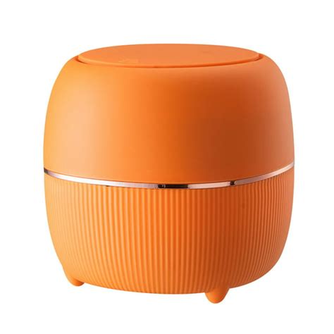 Blaxill Mini Trash Can, Mini Trash Can with Lid, Desktop Bin with Lid Round Press Type with ...