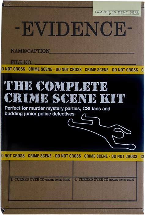 The Crime Scene Kit - Novelty Crime Scene Party Kit : Amazon.co.uk ...