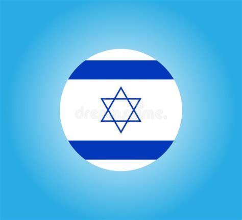 Israel Flag. Flag In Circle. Vector Illustration. Stock Illustration - Illustration of culture ...