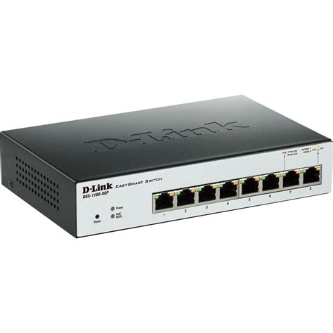 D-Link 8-Port Gigabit Smart Managed PoE Switch DGS-1100-08P | shopping express online