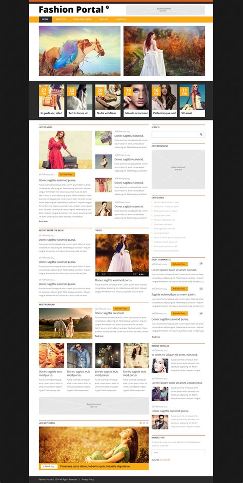 Fashion Blog Templates Archives - Zemez Joomla