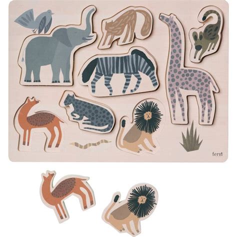 Safari Puzzle - Ferm Living Puzzles | Maisonette