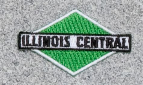 Illinois Central Railroad Logo Patch - Schrader's Railroad Catalog