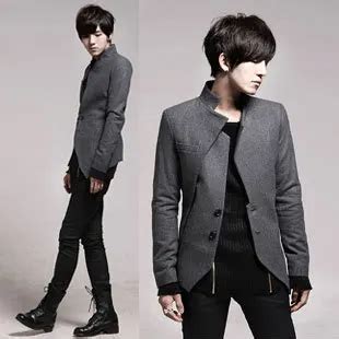 The spring and Autumn New Korean men's suits Korea Suit Jacket Mens slim clothes outside the ...