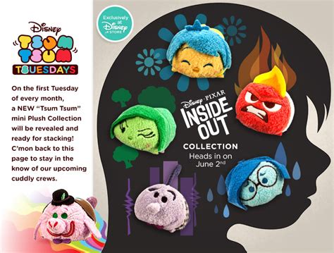 Details On Pixar’s Inside Out Tsum Tsum’s – DisKingdom.com