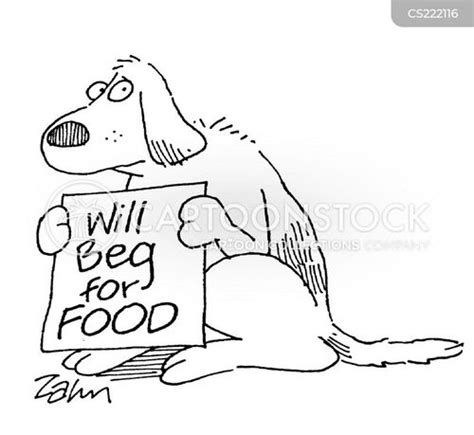 Begging Dog Cartoons and Comics - funny pictures from CartoonStock