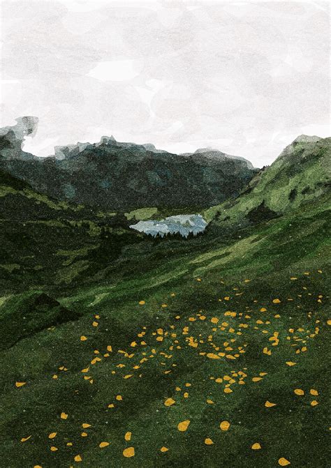 NATURE on Behance | Landscape illustration, Aesthetic art, Landscape art