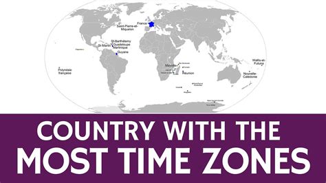 Countries With The Most Time Zones In The World