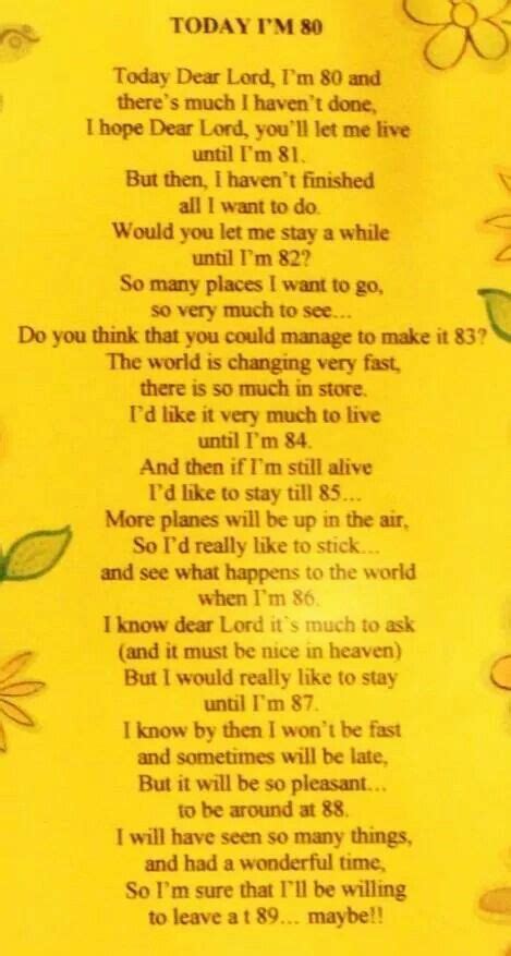 80th Birthday Poems - Yahoo Image Search Results | Happy 80th birthday ...