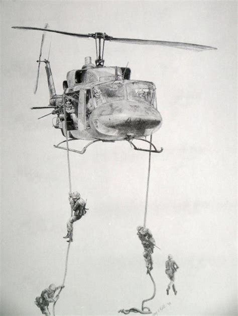 Huey Helicopter Drawing at PaintingValley.com | Explore collection of Huey Helicopter Drawing