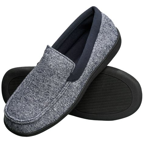 Hanes - Hanes Men's Memory Foam Odor Free Slippers - Walmart.com ...