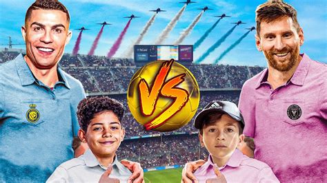 Next Generation Showdown: Messi's Son vs. Ronaldo's Son - Battle for ...