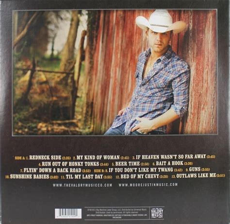 Lot Detail - Justin Moore Signed "Outlaws Like Me" Record Album (BAS ...