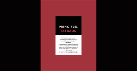 Principles By Ray Dalio - Summary And Notes