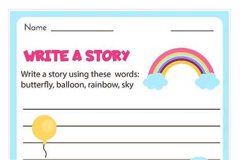 Writing Prompts for Kids: 12 Fun Blank Printable Writing Prompts to ...