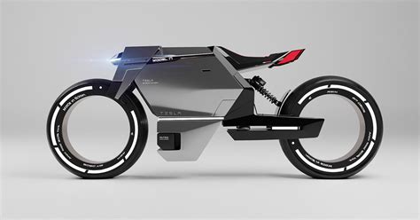 cybertruck-inspired tesla model m electric motorcycle by víctor ...