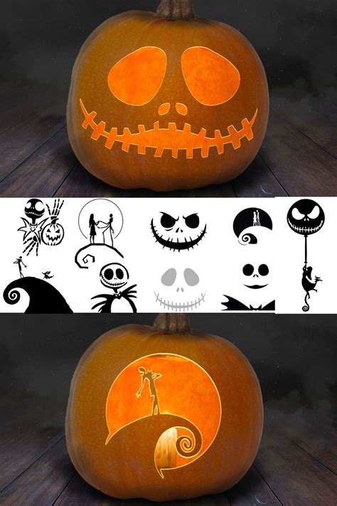 Nightmare Before Christmas Pumpkin Carving Patterns Oogie Boogie