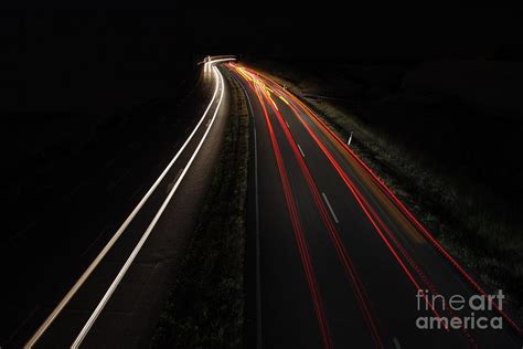 Long Exposure Car Light Trails Photograph by Patrick Dinneen - Pixels