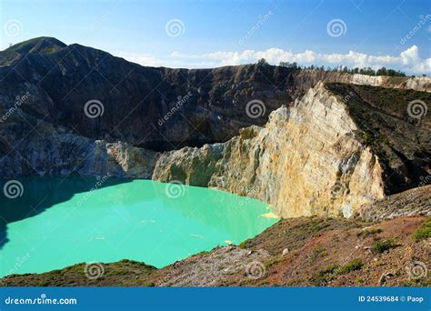 Kelimutu at sunrise stock photo. Image of island, impressive - 24539684