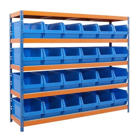 Heavy Duty 400kg 400w x 600d Parts Storage Bin Shelving | Racking.com