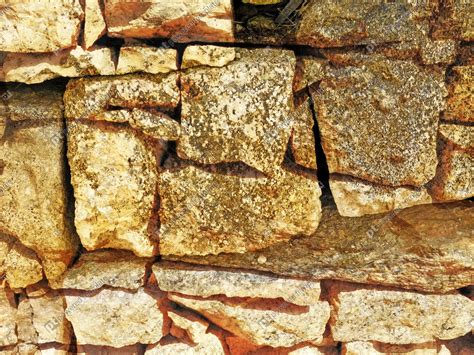 Outdoor Stone Wall Texture Stock Photo 115432