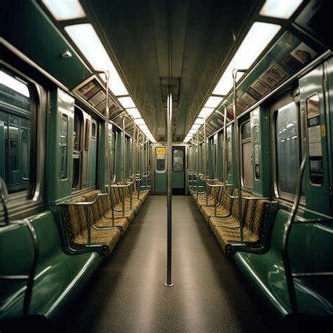 Premium AI Image | Metro train interior