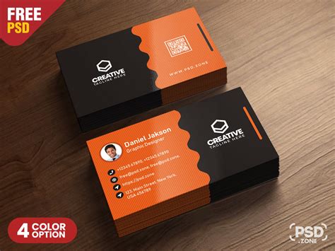 Clean Business Card PSD Templates - PSD Zone