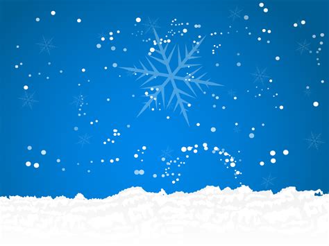 Christmas Snowflakes Powerpoint Templates - Blue, Christmas - Free PPT ...