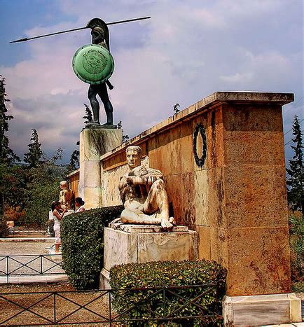 The, now ‘hidden’ Monument of Leonidas in Thermopylae